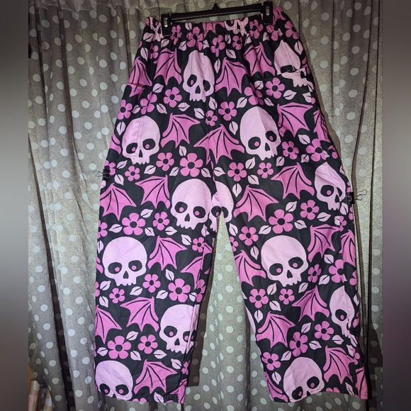 Skull Bat Scrub Pants XXL - Picture 2 of 9